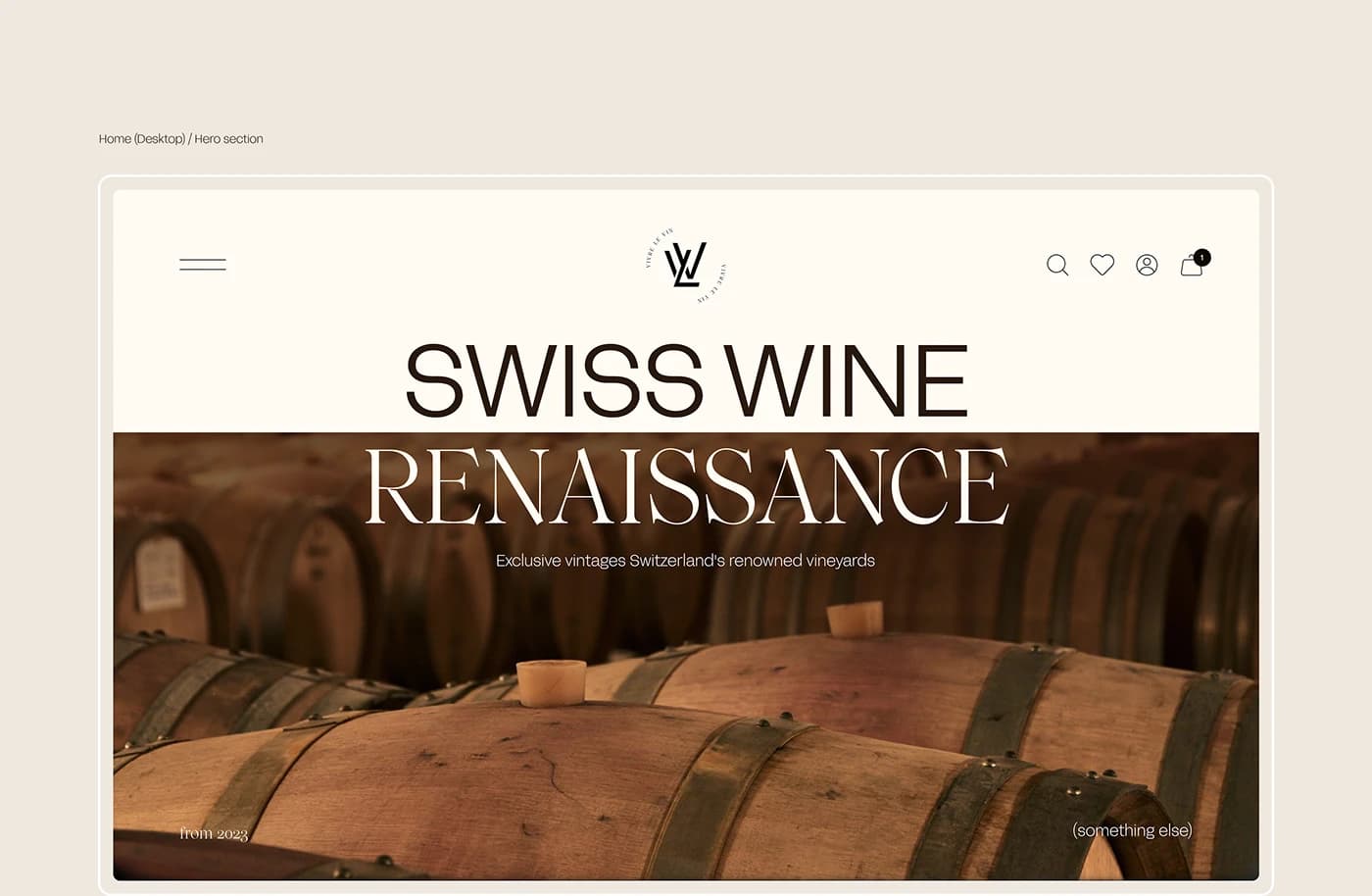 Vivre le Vin — product imagery